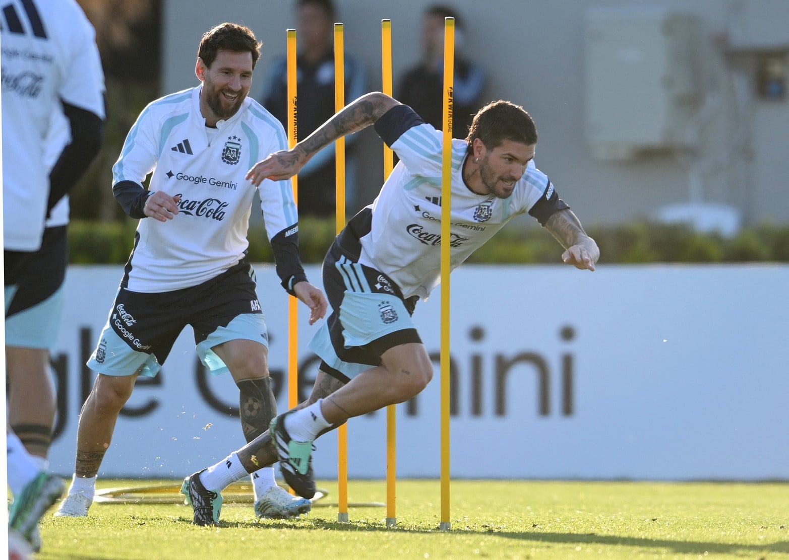 Último entrenamiento de Lionel Messi en la Selección. 