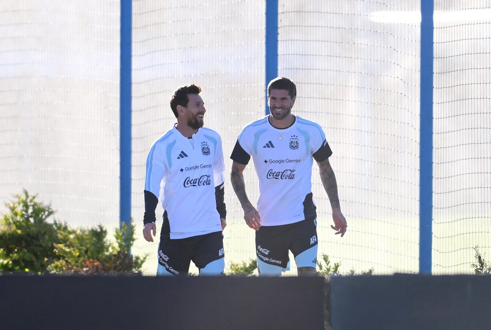 Último entrenamiento de Lionel Messi en la Selección. 
