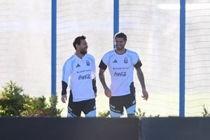 Lionel Messi entrenó por última vez con la Selección. REUTERS/Pedro Lazaro Fernandez