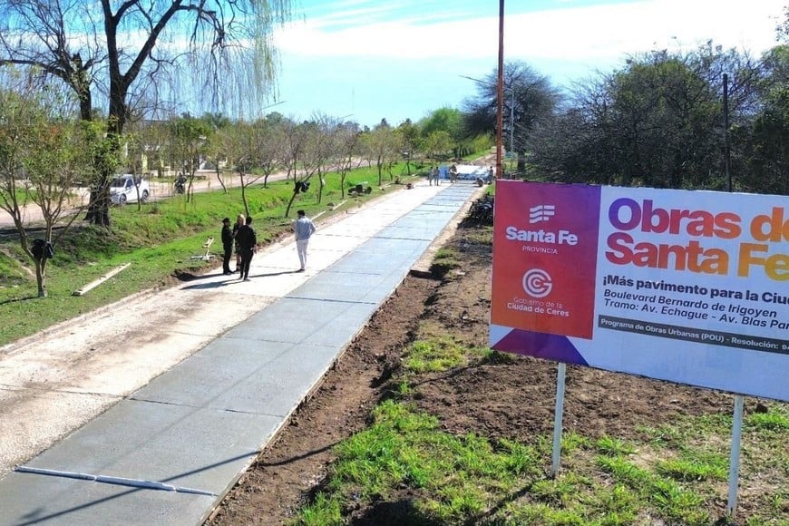 El senador por el departamento San Cristóbal, Felipe Michlig, valoró el impacto de las obras en Cerese
