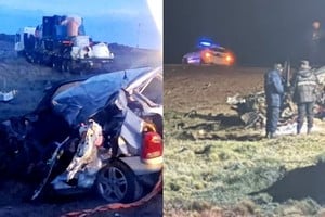 El accidente ocurrió alrededor de las 20.22 en el kilómetro 1750 de la Ruta Nacional 3.