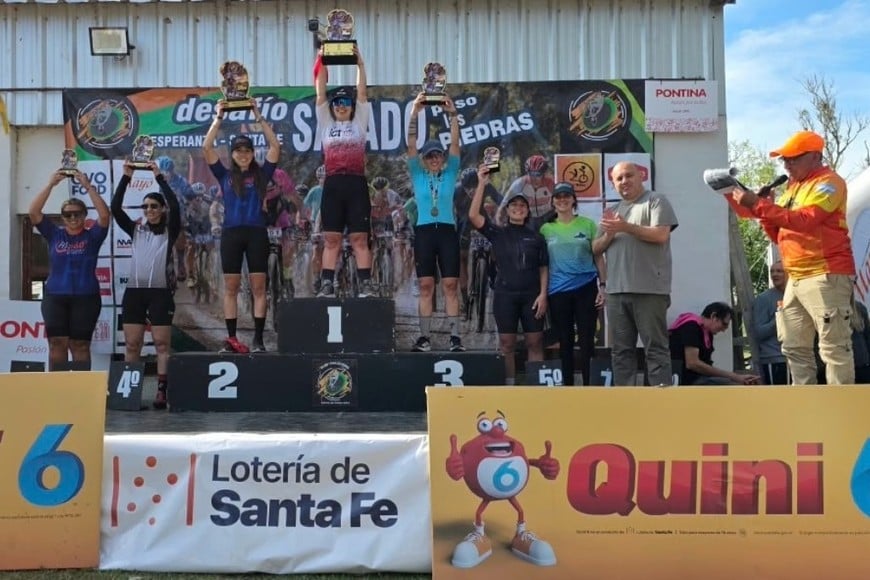 La Copa Lotería de Santa Fe de
Mountain Bike sacudió Esperanza