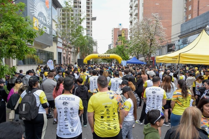 El recorrido de 6 kilómetros pudo realizarse corriendo o caminando.