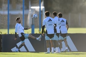 En fotos: así fue el útimo entrenamiento de Lionel Messi con la Selección Argentina de fútbol