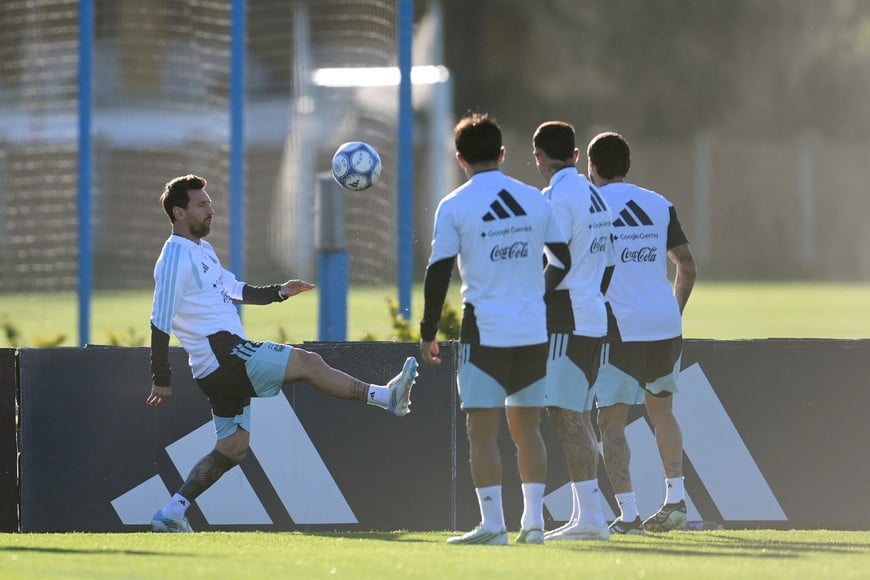 En fotos: así fue el útimo entrenamiento de Lionel Messi con la Selección Argentina de fútbol