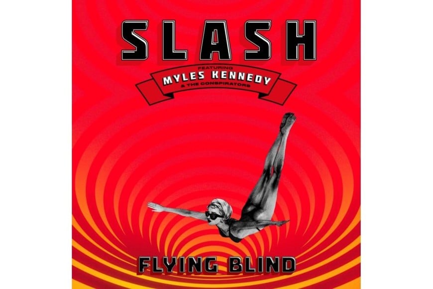 Slash Ft. Myles Kennedy and the Conspirators regresan con “Flying Blind”: La portada del álbum.