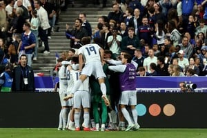 Soccer Football - Nations League - Group A1 - France v Italy - Stade de France, Saint Denis, France - October 2, 2026
Italy's Alessandro Bastoni celebrates scoring their first goal with teammates REUTERS/Catherine Steenkeste