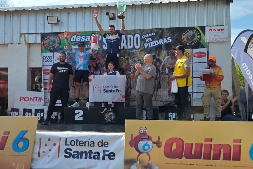 La Copa Lotería de Santa Fe de
Mountain Bike sacudió Esperanza