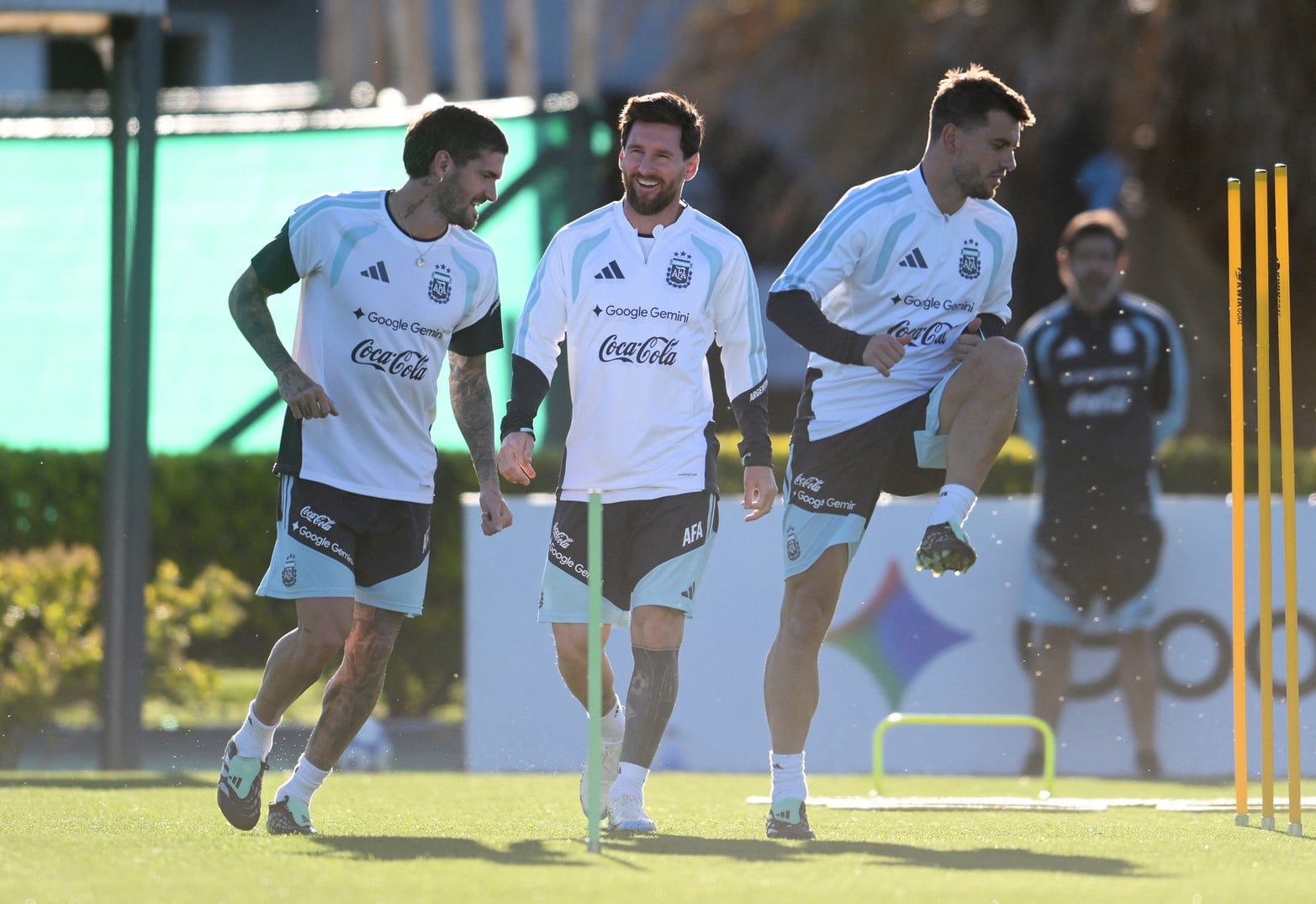Último entrenamiento de Lionel Messi en la Selección. 