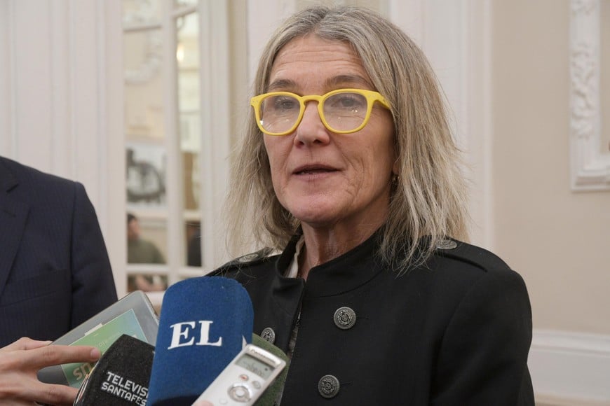 María Giraudo aportó la visitó el Senasa ante las estratégicas exportaciones de carne . Foto: Manuel Fabatía