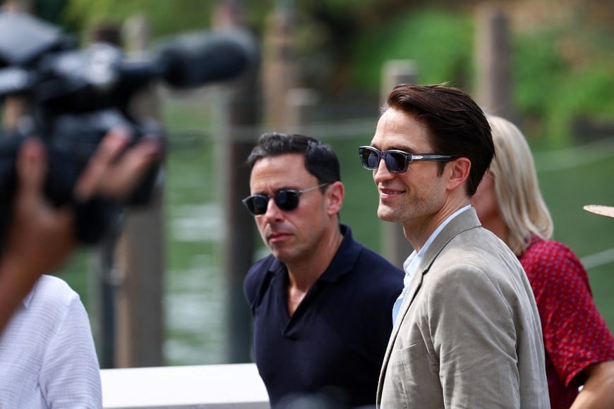 Cast member Robert Pattinson arrives for a photocall for the movie "Primetime" in competition at the 83rd Venice International Film Festival in Venice, Italy, September 5, 2026. REUTERS/Yves Herman