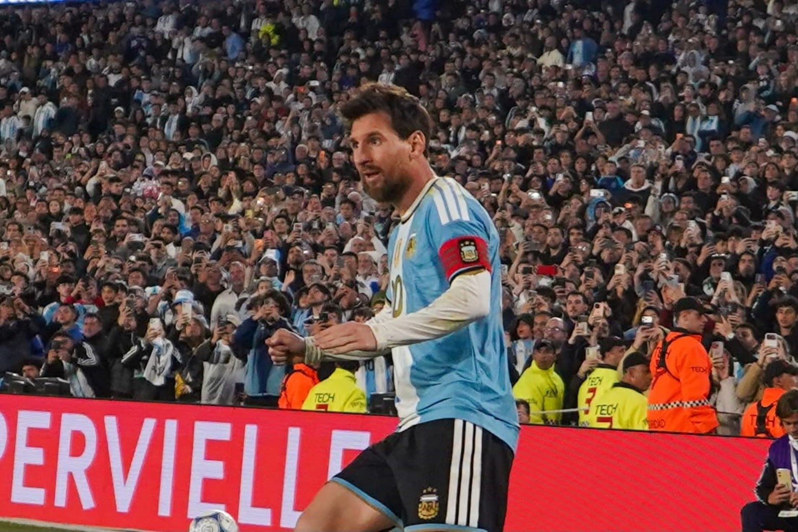 Partido despedida de Lionel Messi con la Selección Nacional. 