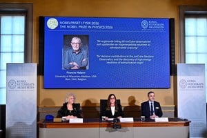El Premio Nobel de Física 2026 fue otorgado al físico de partículas belga Francis Halzen Créditos: Reuters
