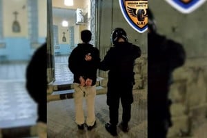 El violento individuo terminó alojado en sede policial. Foto: Gentileza
