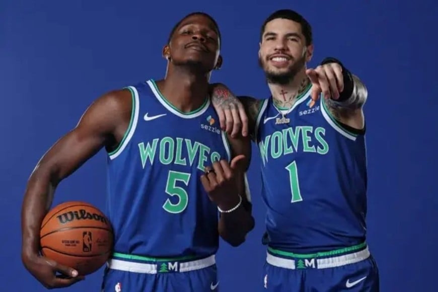Anthony Edwards y LaMelo Ball, listos para la nueva era de los Wolves (con rebranding incluido)