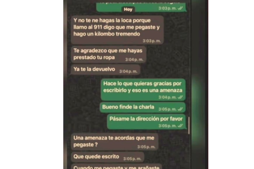 El enfrentamiento habría comenzado por una prenda de ropa prestada.