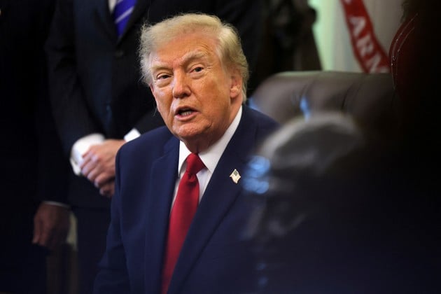 US President Donald Trump speaks on the day he makes an announcement regarding personal investment accounts for children in the Oval Office at the White House in Washington, D.C., US, October 7, 2026. REUTERS/Jonathan Ernst