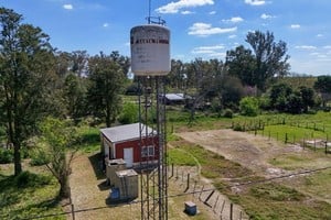 Agua potable en La Cabral: realizan una nueva perforación y reparan la planta de ósmosis