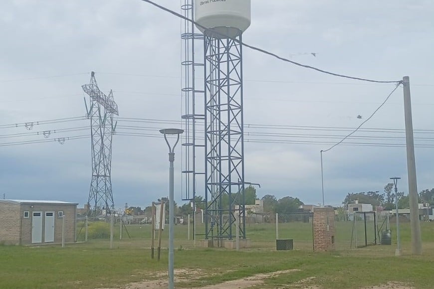 El agua potable. Una obra muy importante para la población. Gentileza