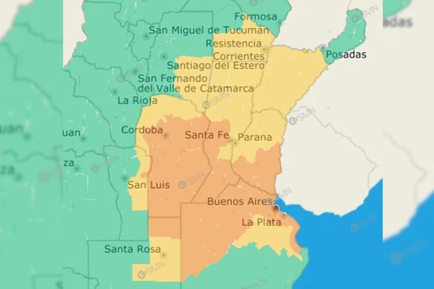 Las condiciones meteorológicas serán variables en diferentes puntos del país.