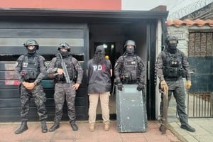Un equipo táctico de la Unidad Regional I realizó la irrupción. Foto: El Litoral