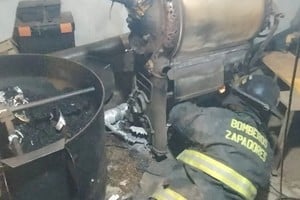 El fuego afectó parcialmente el lugar. Foto: El Litoral