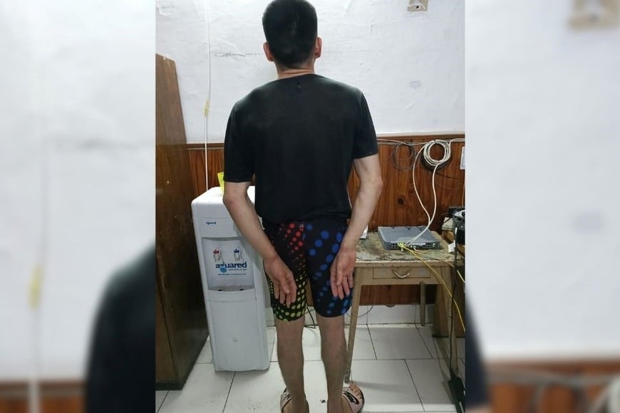detenido con un nunchaku