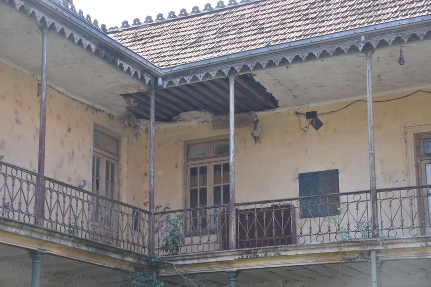 El notable deterioro en una foto de archivo, se desconoce cómo está hoy. Archivo.