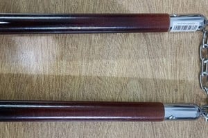 Personal policial secuestró el nunchaku que manipulaba el individuo.
