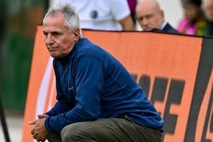 Leo Madelón y su preocupación por el presente del equipo, algo que deberá modificar urgentemente. Foto: Juan Manuel Foglia