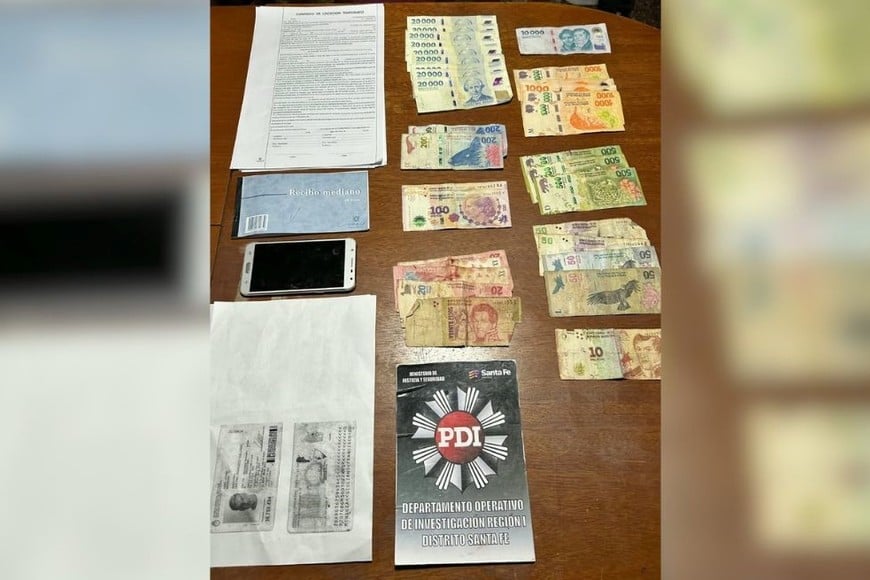 Algunos de los elementos secuestrados en el inmueble. Foto: El Litoral