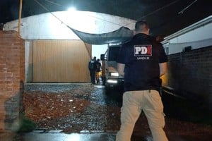La PDI realizó 5 allanamientos en San Justo y Coronda a principios de octubre. Foto: Prensa PDI