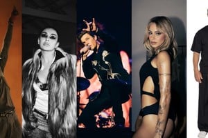 Scott, Charli, Brandon Flowers (The Killers), Tini y Guetta, protagonistas. Foto: Gentileza DF Entertainment