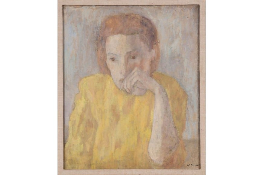 "Figura femenina en amarillo". Foto: Museo Nacional de Bellas Artes