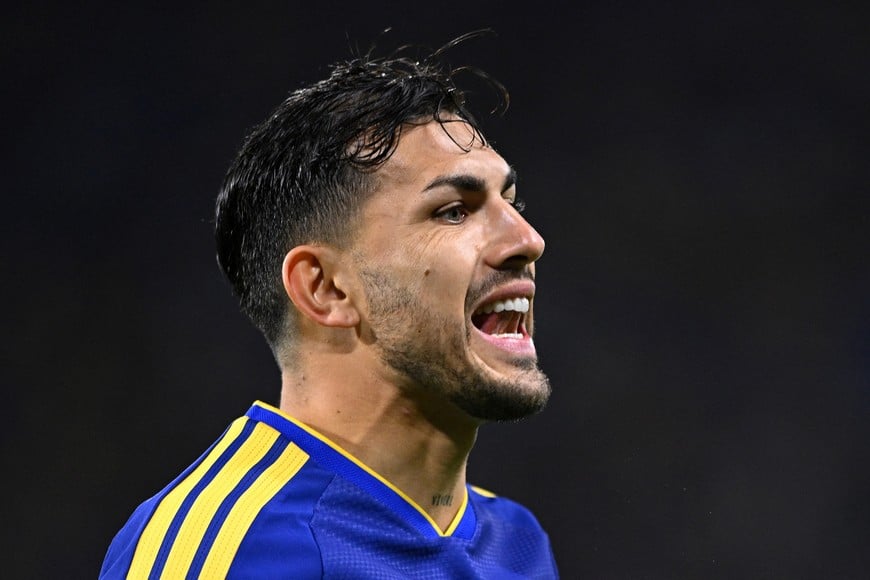 Soccer Football - Copa Sudamericana - Quarter Final - First Leg - Boca Juniors v Sao Paulo - Estadio La Bombonera, Buenos Aires, Argentina - September 8, 2026
Boca Juniors' Leandro Paredes reacts REUTERS/Rodrigo Valle