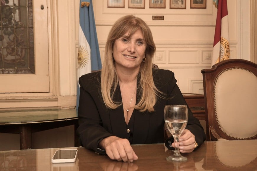 Lázzaro estuvo en Santa Fe y Paraná haciendo campaña por la lista Abogacía Federal. Foto: Manuel Fabatia