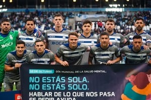 El equipo de Gimnasia que empató con Atlético Tucumán.