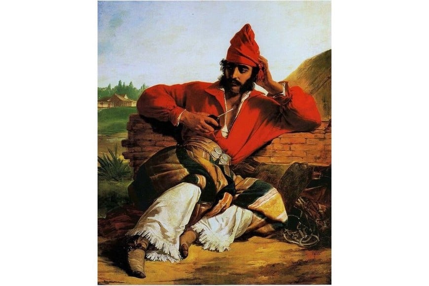 "Soldado de la Guardia de Rosas". Foto: Museo Nacional de Bellas Artes de Chile
