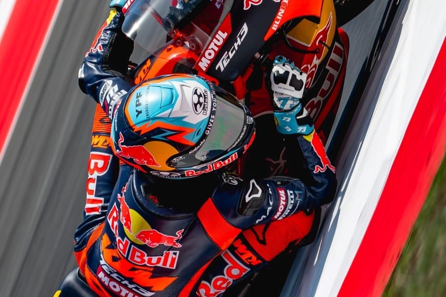Valentín Perrone largará desde el puesto 19 en el GP de Indonesia de Moto3.
