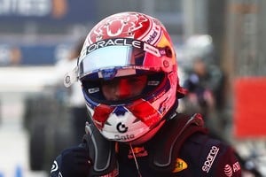 Formula One F1 - Singapore Grand Prix - Marina Bay Street Circuit, Singapore - October 10, 2026
Red Bull's Max Verstappen celebrates after winning the sprint race REUTERS/Jakub Porzycki