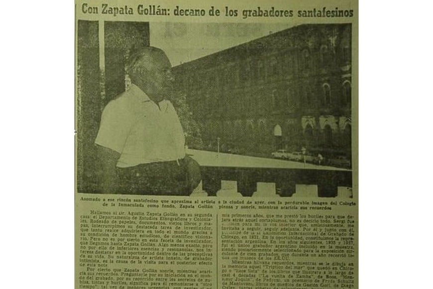 La entrevista con El Litoral, enero de 1969. Foto: Archivo El Litoral