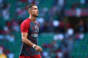 Soccer Football - Nations League - Group B - Portugal v Wales - Estadio Jose Alvalade, Lisbon, Portugal - September 24, 2026
Portugal's Cristiano Ronaldo during the warm up before the match REUTERS/Pedro Nunes