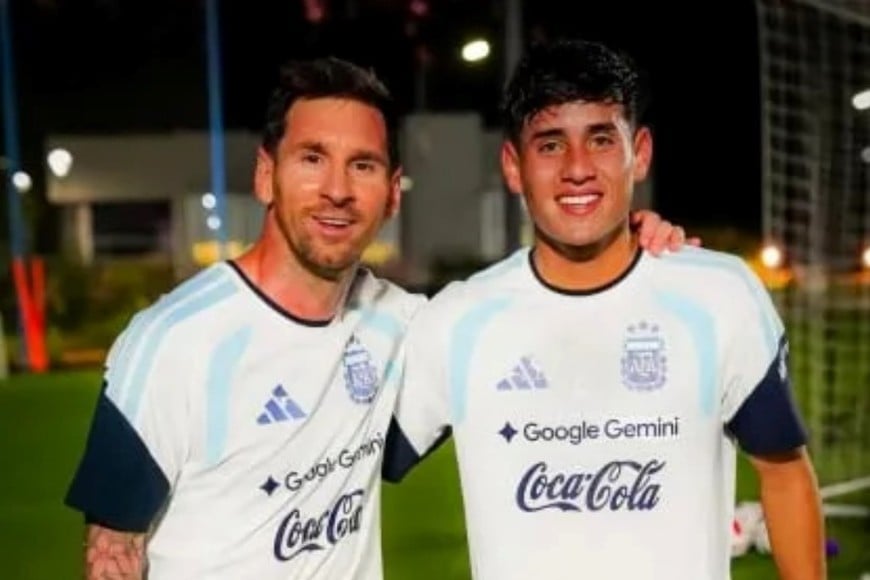 Lionel Messi incluyó a Tomás Aranda entre los diez jóvenes futbolistas que destacó en una campaña internacional.