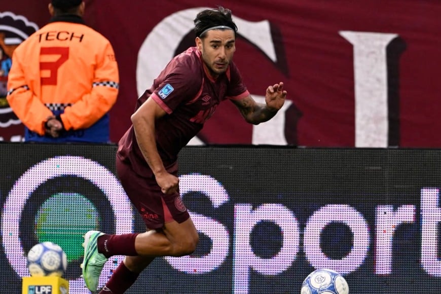 Eduardo Salvio, figura de Lanús.