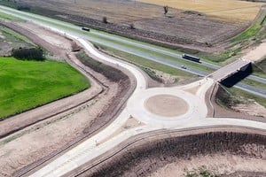 El Desvío Giardino para el acceso a los puertos de Timbúes tiene un avance del 95 %