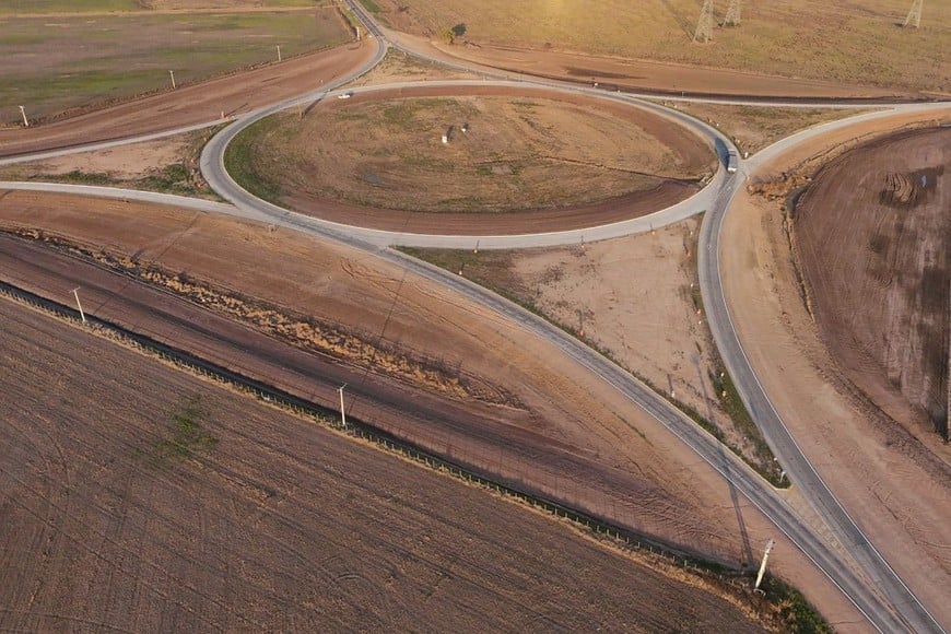 El Desvío Giardino para el acceso a los puertos de Timbúes tiene un avance del 95 %