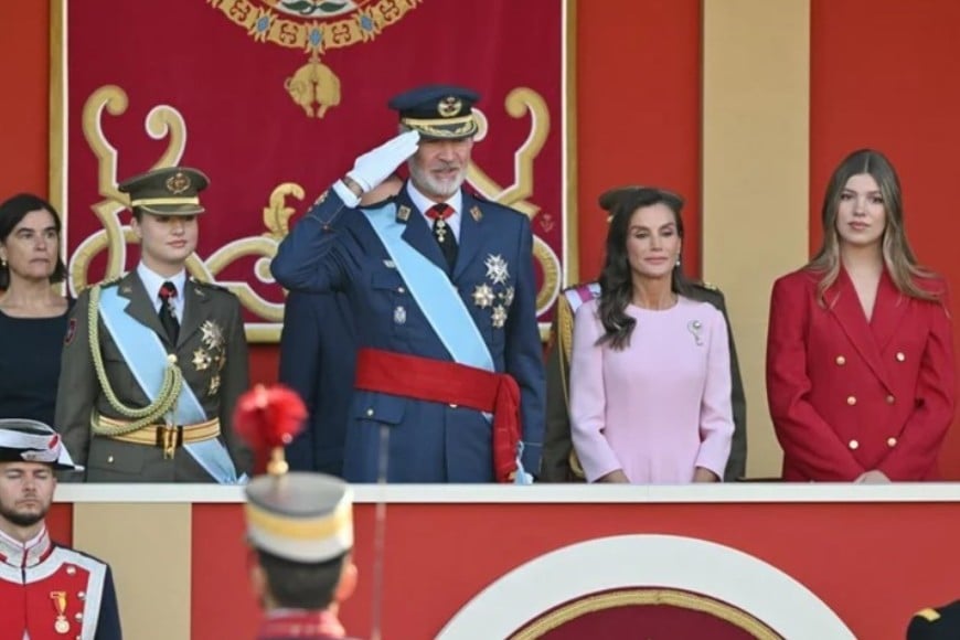 La princesa asistió al acto con el uniforme del Ejército de Tierra.