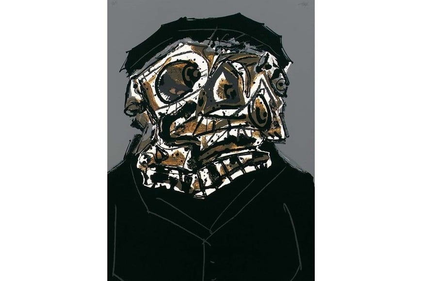 "Rembrandt 2" de Antonio Saura. Foto: Archivo del artista