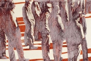 Fragmento de "La espera", litografía de Rafael Canogar. Foto: Archivo del artista