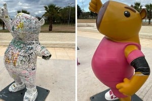 Nadie se salva. La violencia también golpeó a la mascota creada para los Juegos Suramericanos en Santa Fe